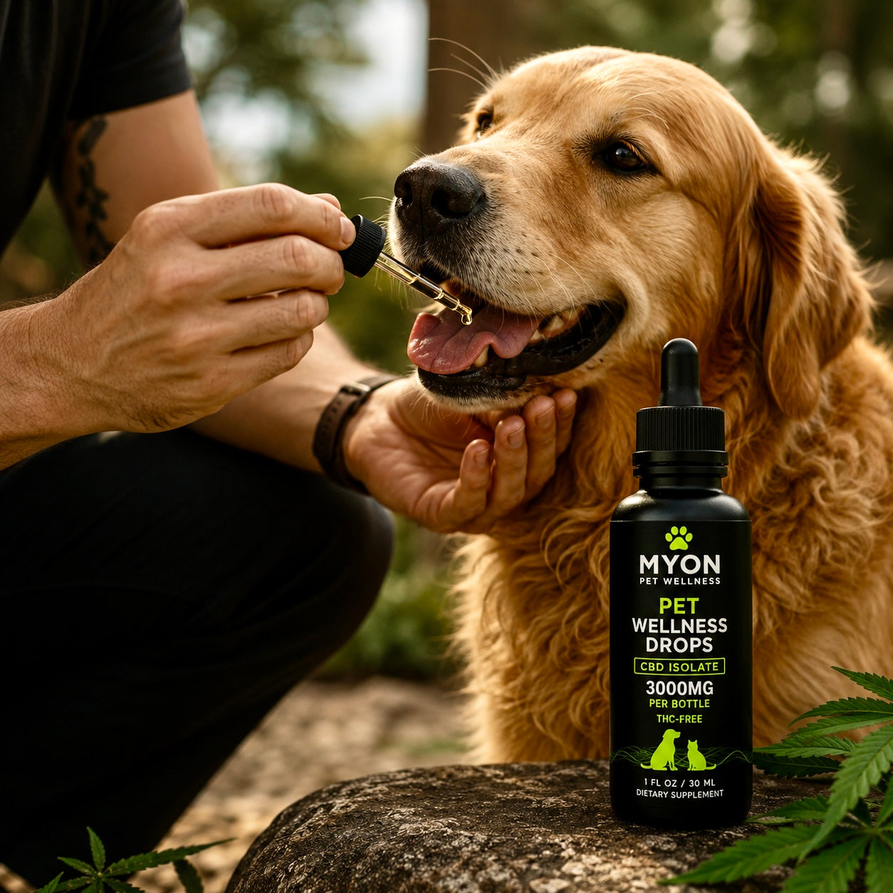 MYON Pet Wellness Drops 3000mg THC-Free