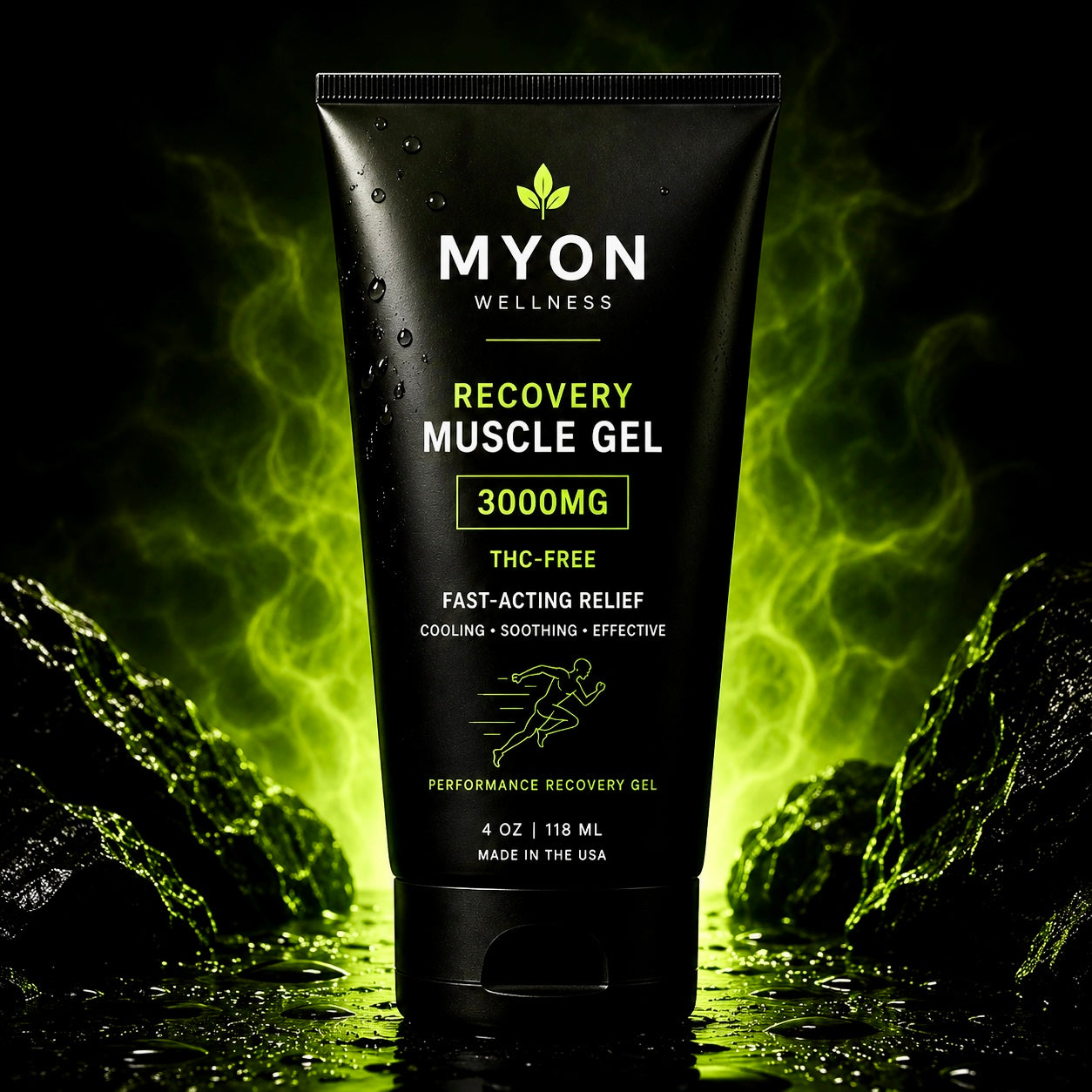 MYON Recovery Muscle Gel – 3000mg (THC-Free)