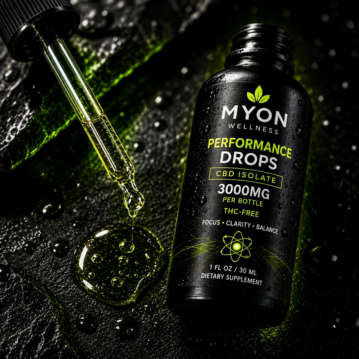 MYON Performance Drops 3000mg THC-Free